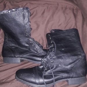 Black Combat Boots